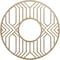 Ekena Millwork Empire Wood Fretwork Pierced Ceiling Medallion, Birch, 30"OD x 11"ID x 1/4"T CMWP30X30X0250EPBI - alternate 1